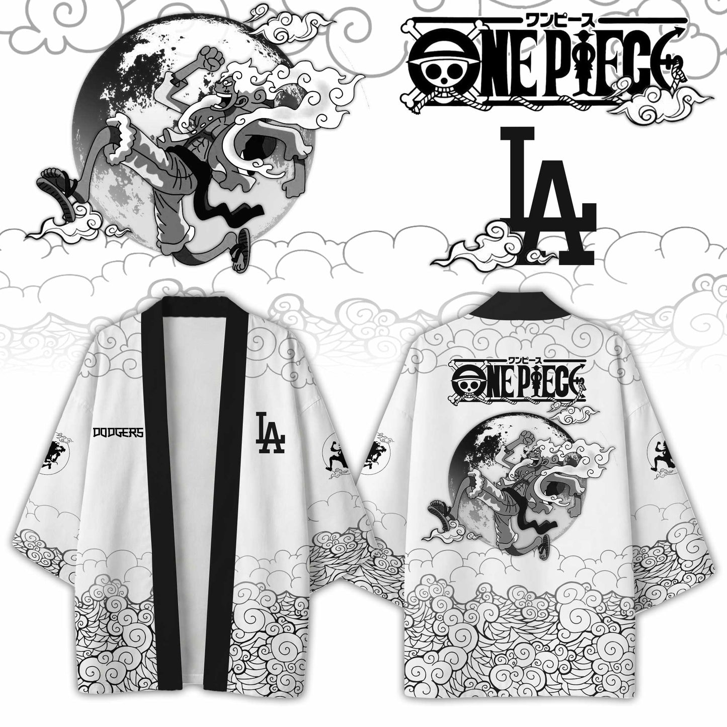 .All Team Special One Piece Luffy Gear 5 Limited Edition Haori Kimono