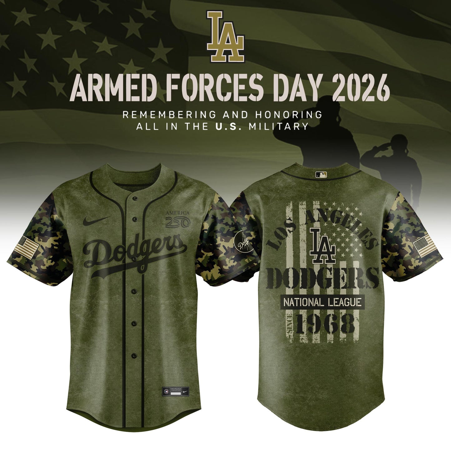 .Baseball x 2026 Armed Forces Day Limited Edition Jersey (All Team)