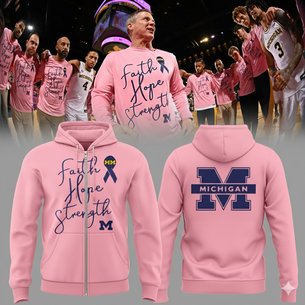 Limited Edition Michigan MBB Block Cancer ZipHoodie
