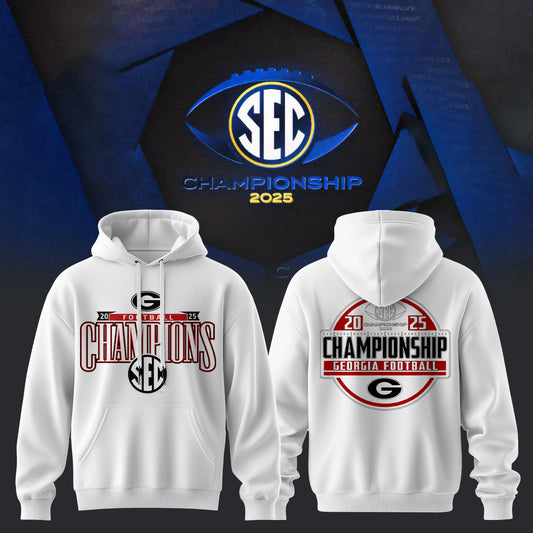 Georgia Bulldogs – 2025 SEC Champions Hoodie
