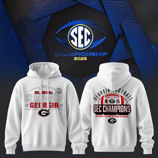 Georgia Bulldogs – 2025 SEC Champions Hoodie