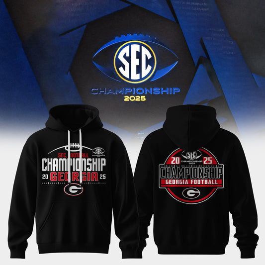 Georgia Bulldogs – 2025 SEC Champions Hoodie