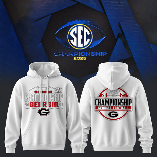 Georgia Bulldogs – 2025 SEC Champions Hoodie