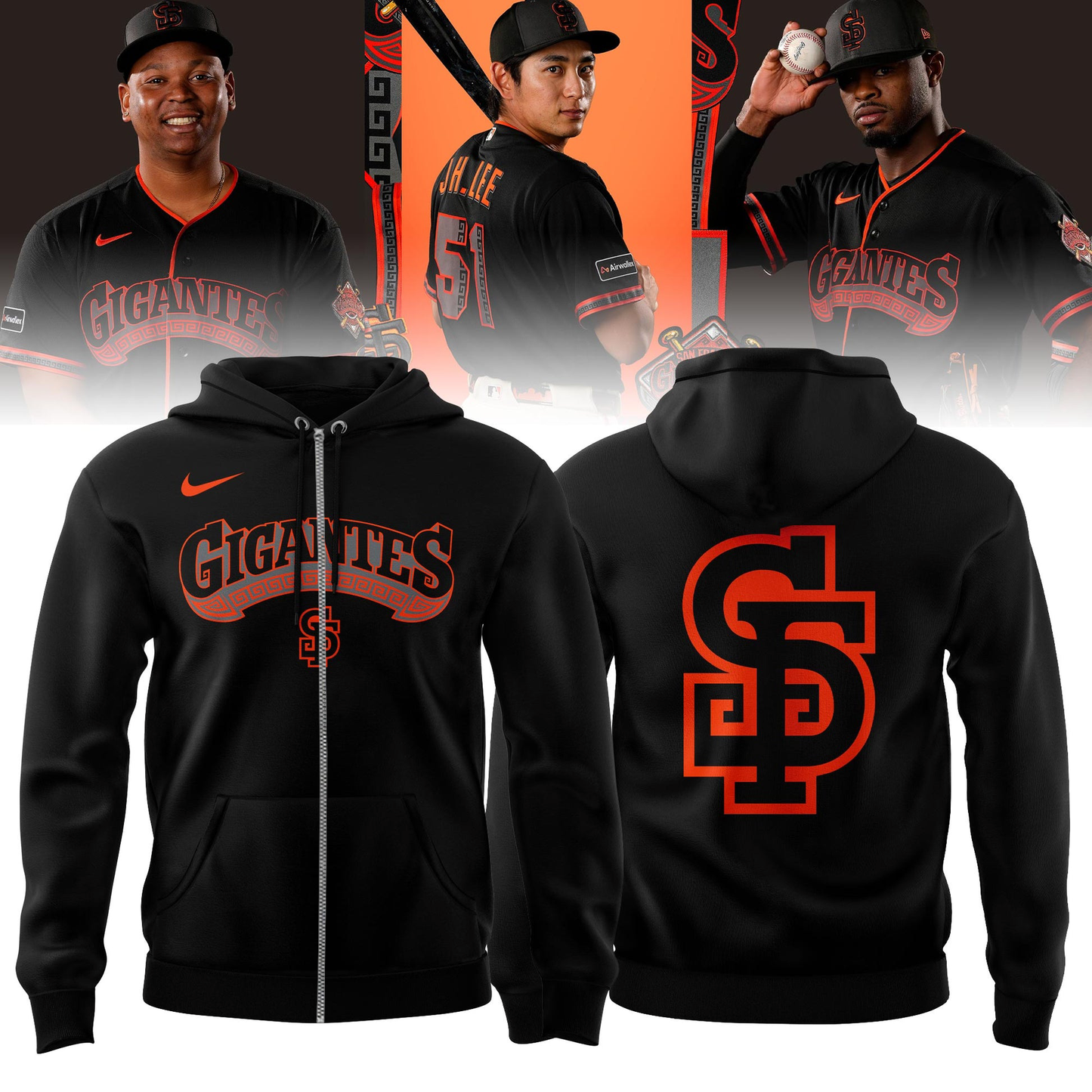 SF Gigantes 2026 Limited Edition Zip Hoodie