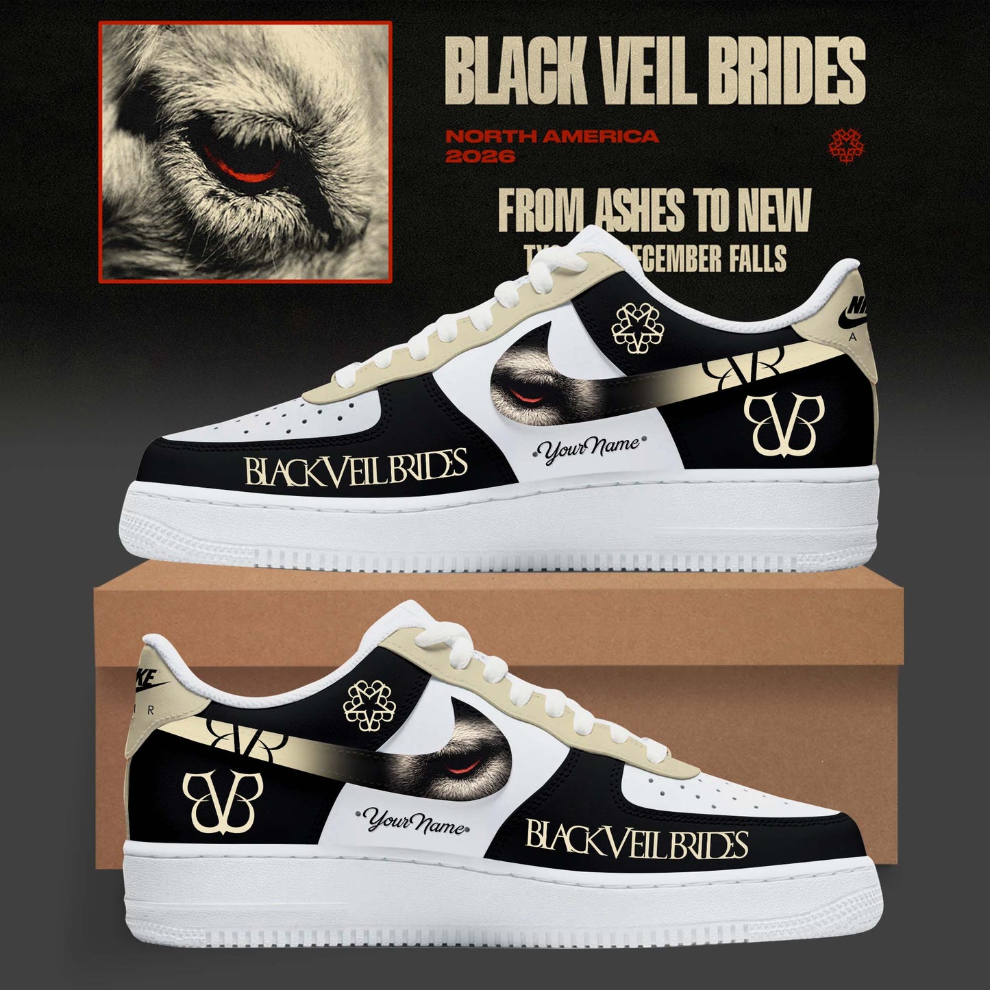 .Nike Air Force 1 : From Ashes To New – Black Veil Brides