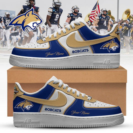 MSU Bobcats Personalized Air Force One Sneakers