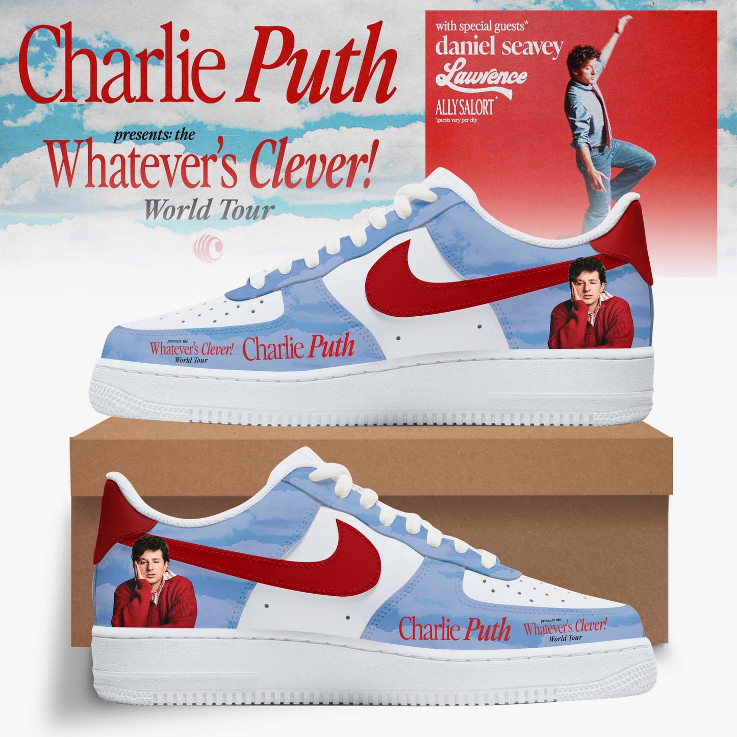 _Nike Air Force 1 “Whatever’s Clever” – Charlie Puth Customize Edition