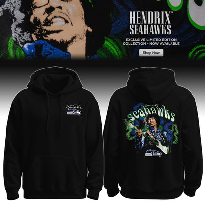 .Seahawks Collection x Jimi Hendrix™ Limited Hoodie, Selling Out Fast