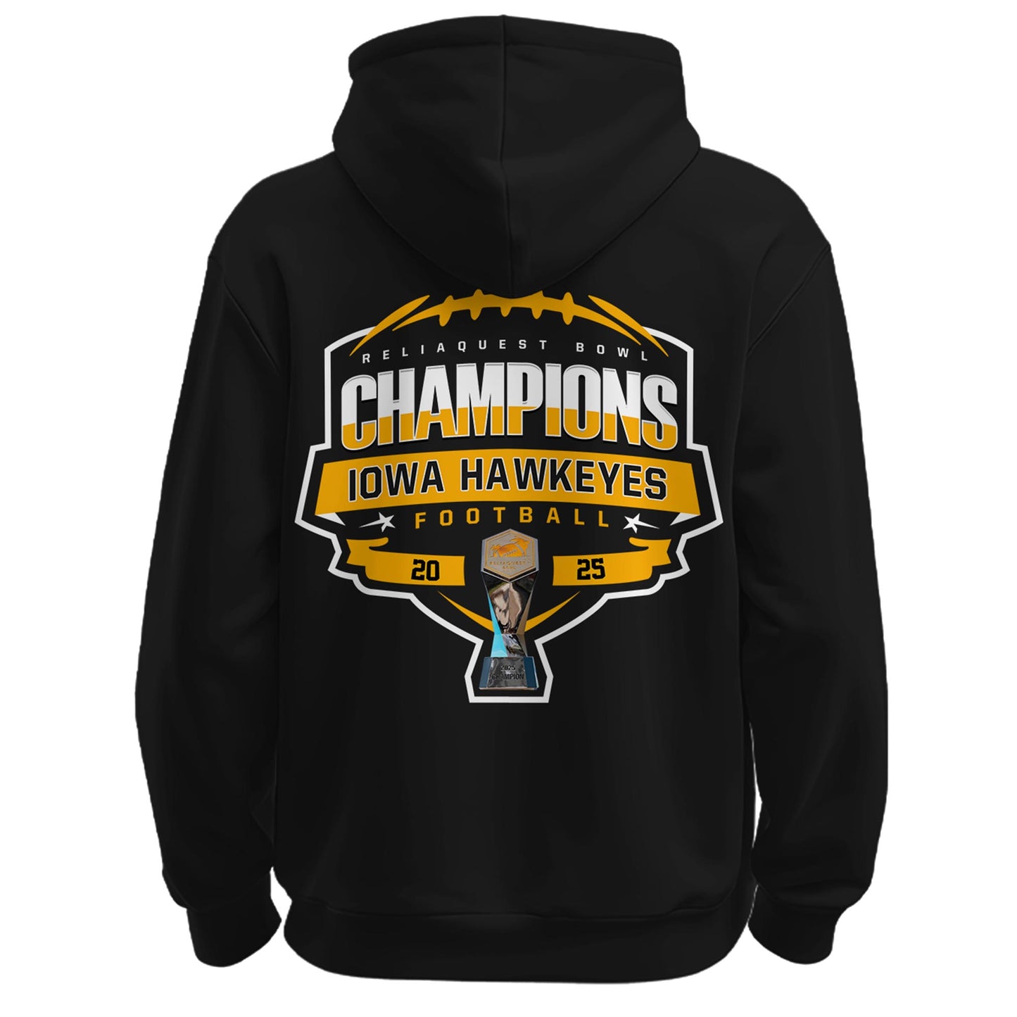 Iowa Hawkeyes – ReliaQuest Bowl Champions Zip Hoodie