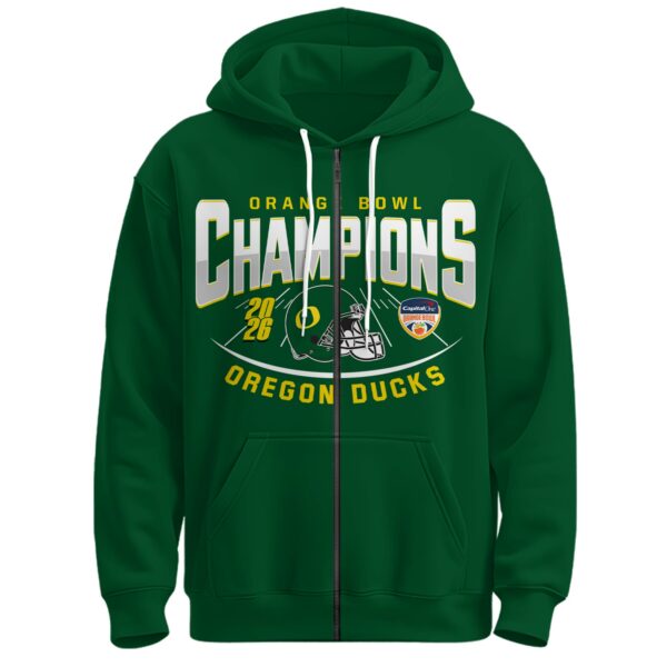 Oregon Ducks – Orange Bowl Champions Zip Hoodie