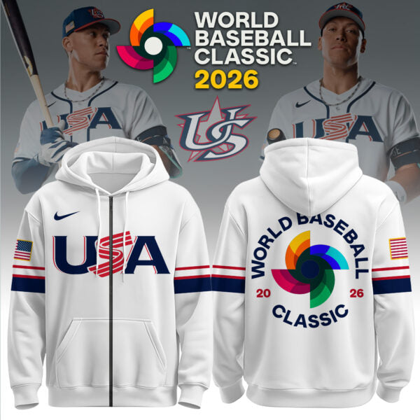 .USA World Baseball Classic Zip Hoodie