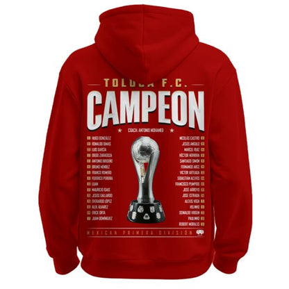 Toluca FC Back to Back Champions Champions Hoodie