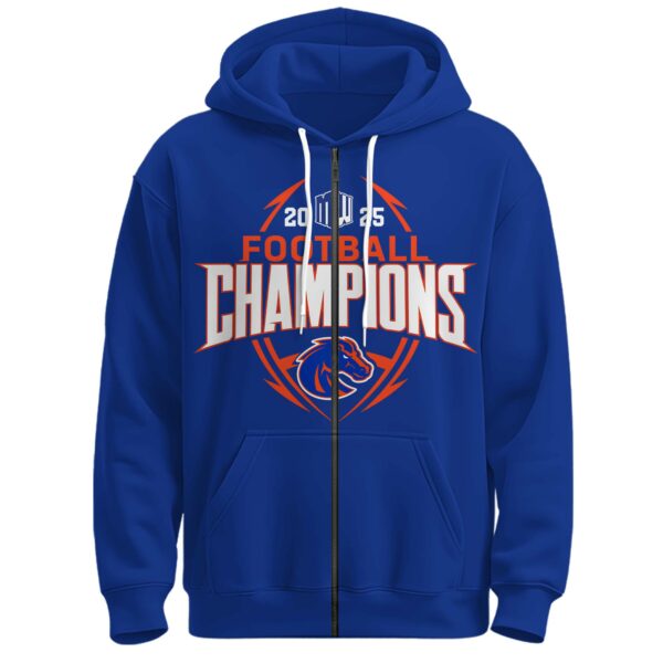 Boise State Broncos Champions Zip Hoodie Ver 1