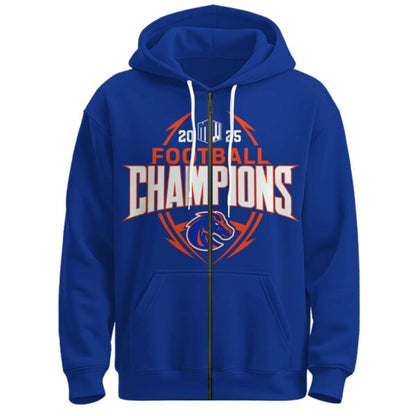Boise State Broncos Champions Zip Hoodie Ver 1
