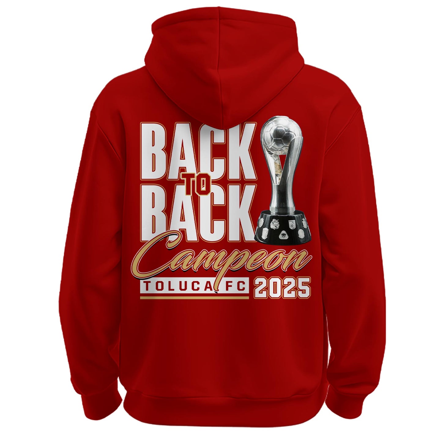 Toluca FC Back to Back Champions Champions Zip Hoodie