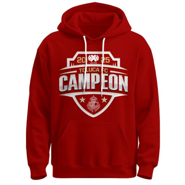 Toluca FC Back to Back Champions Champions Hoodie