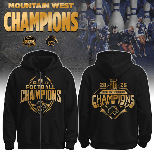 Boise State Broncos Champions Zip Hoodie Ver 2