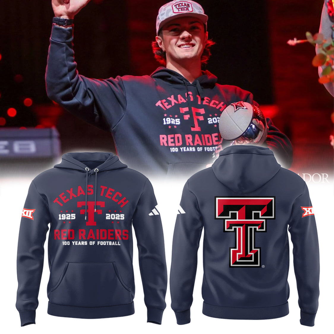 Limited Edition Red Raider FB 2025 Hoodie HD30004