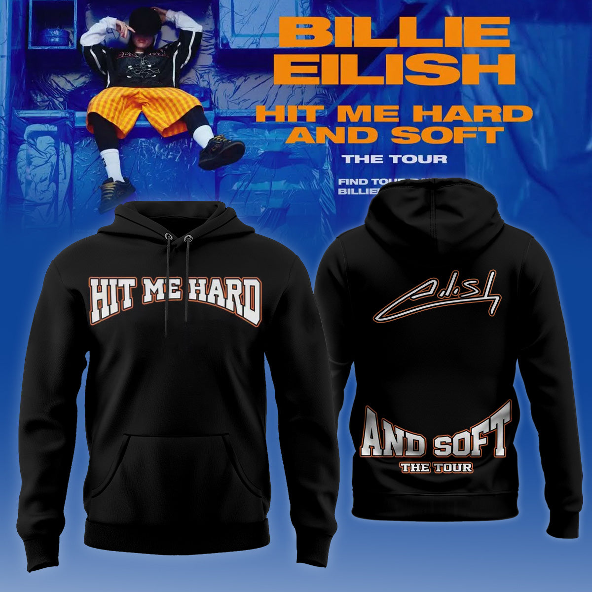 Billie Eilish Hit Me Hard and Soft: The Tour Hoodie