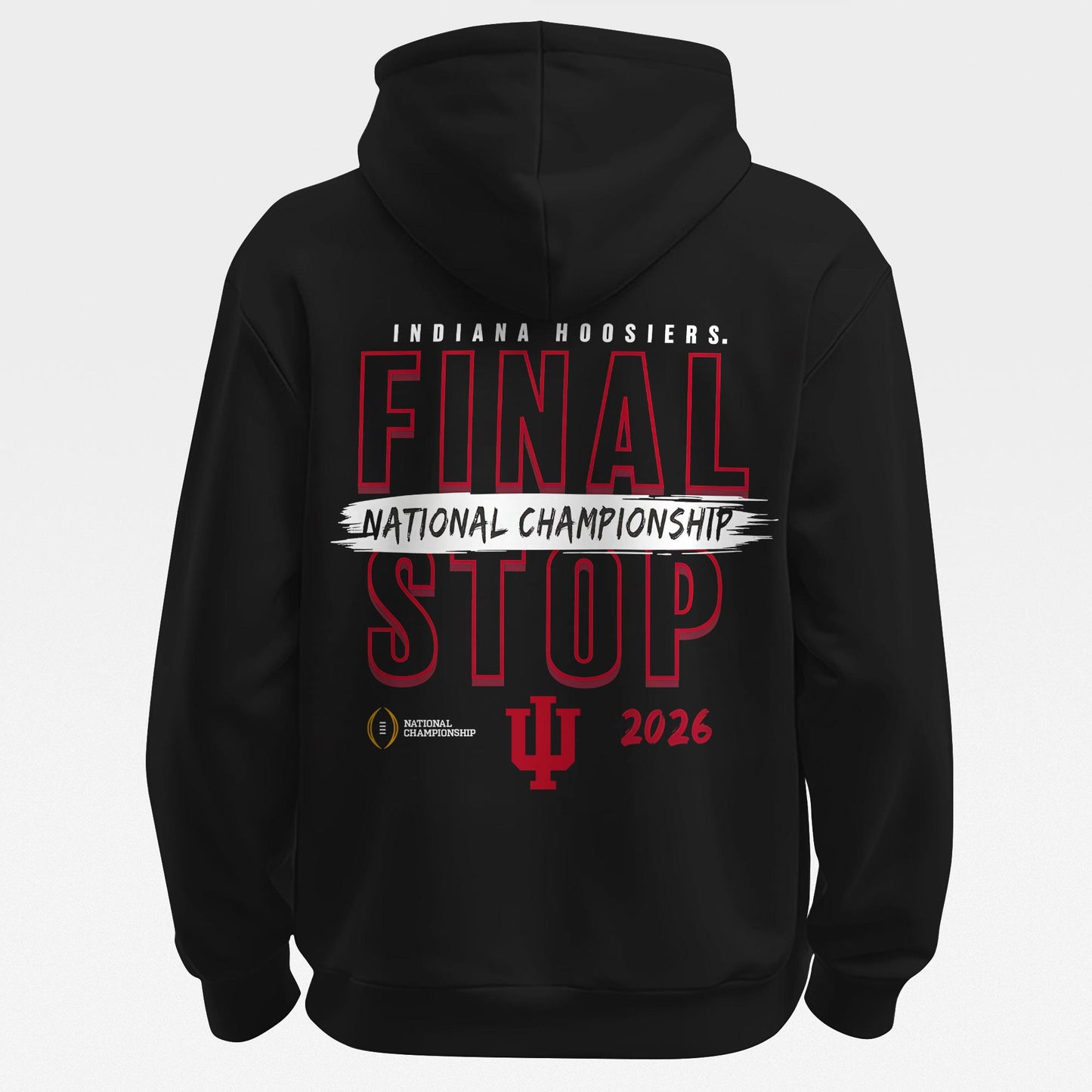 Indiana Hoosiers 2026 National Championship Game Final Hoodie – Black