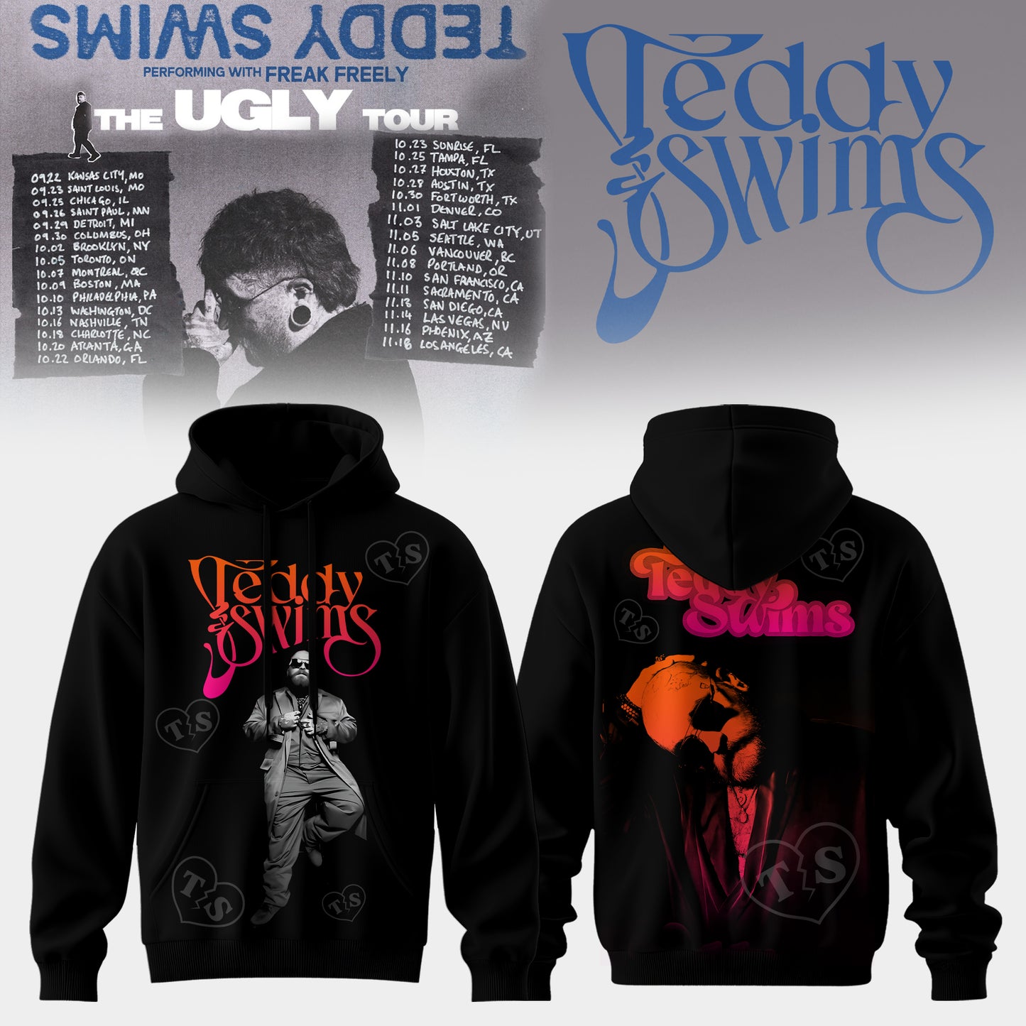 🔥 TEDDY SWIMS 2026 TOUR MERCH HOODIE – LIMITED EDITION 🎤