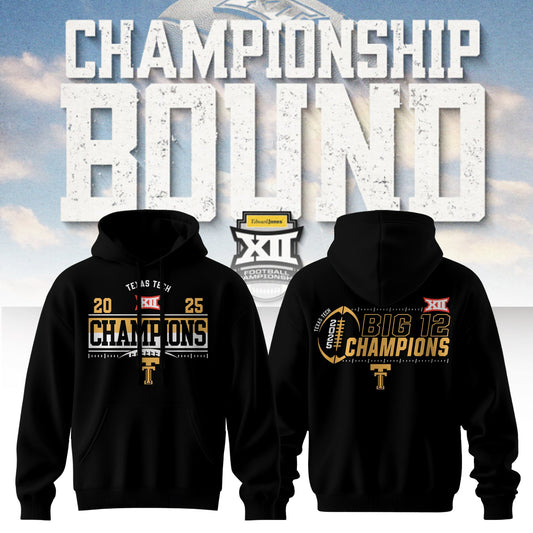 Texas Tech – 2025 Big 12 Champions Hoodie