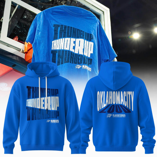The 2025 Oklahoma City Thunder playoff Hoodie