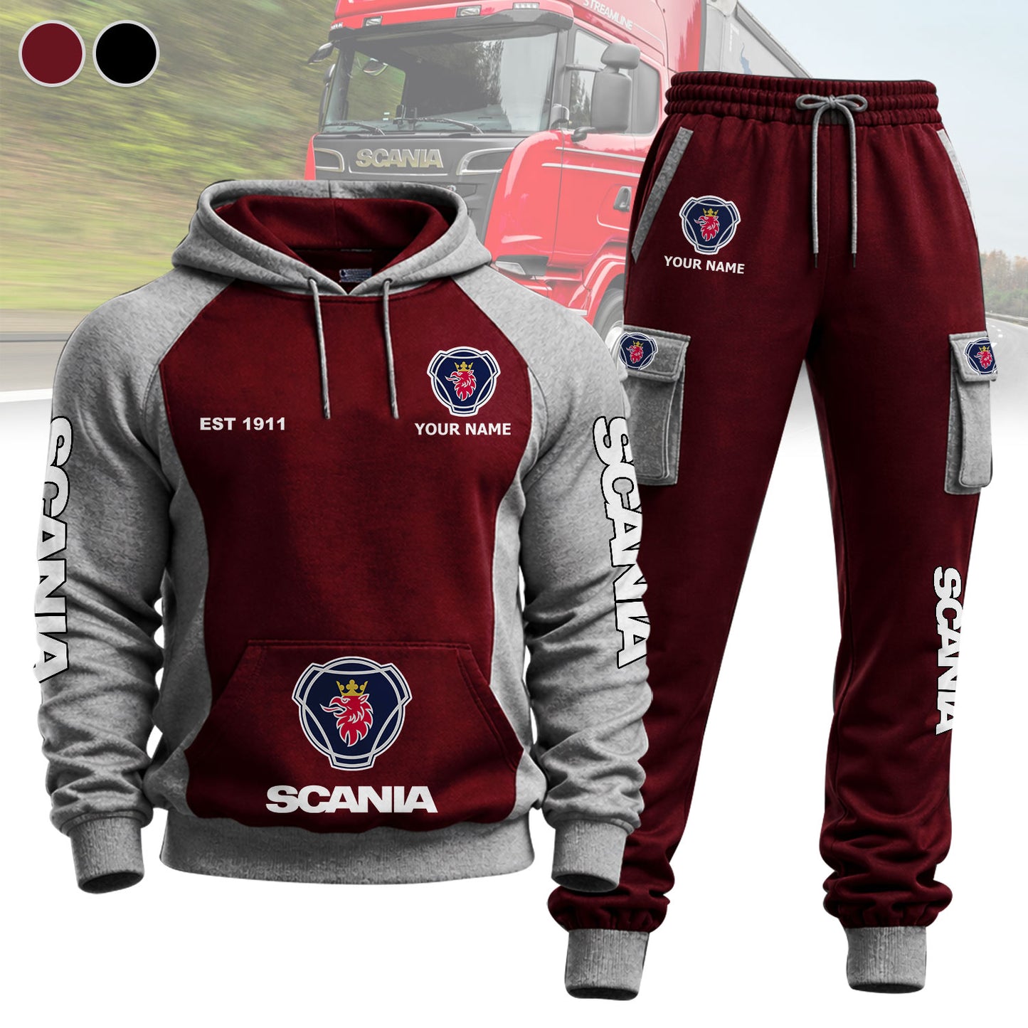 AQWI9D200602 New Cotton Hoodie Set