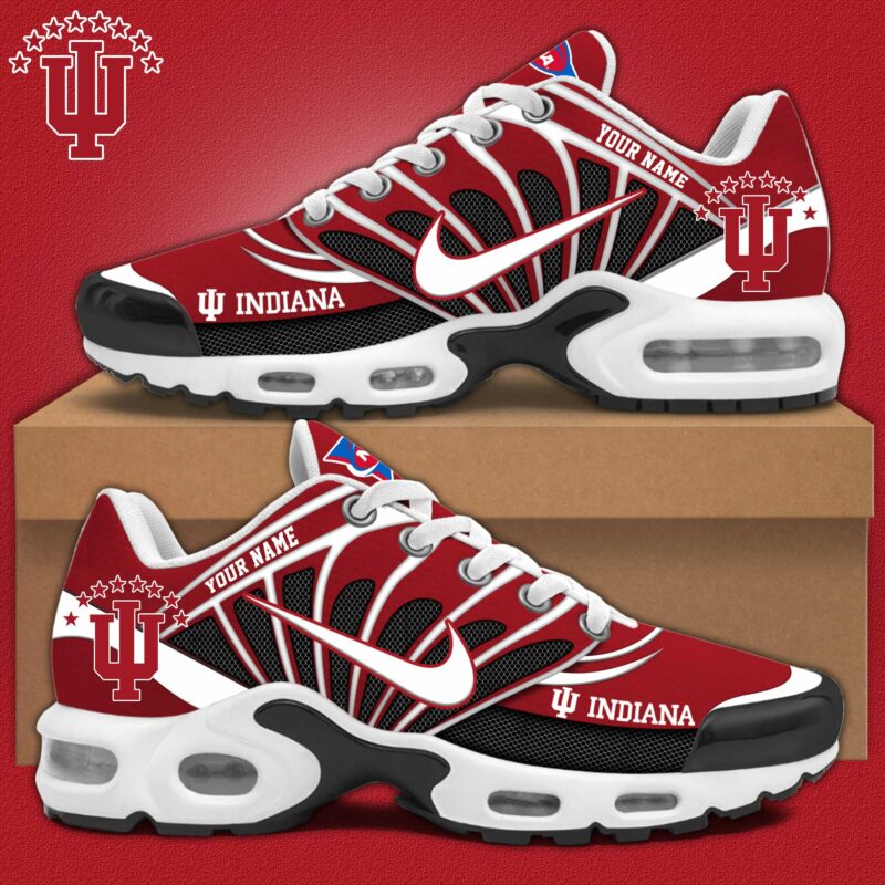 Indiana Hoosiers Football Personalized Air Max Plus Sneakers