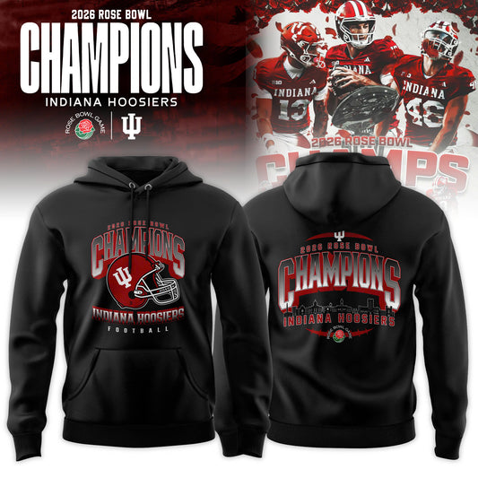 Indiana Hoosiers 2026 Rose Bowl Champions Hoodie