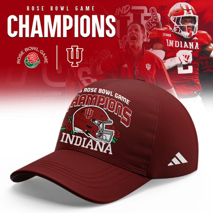 Indiana Hoosiers 2026 Rose Bowl Limited Half Zip Hoodie