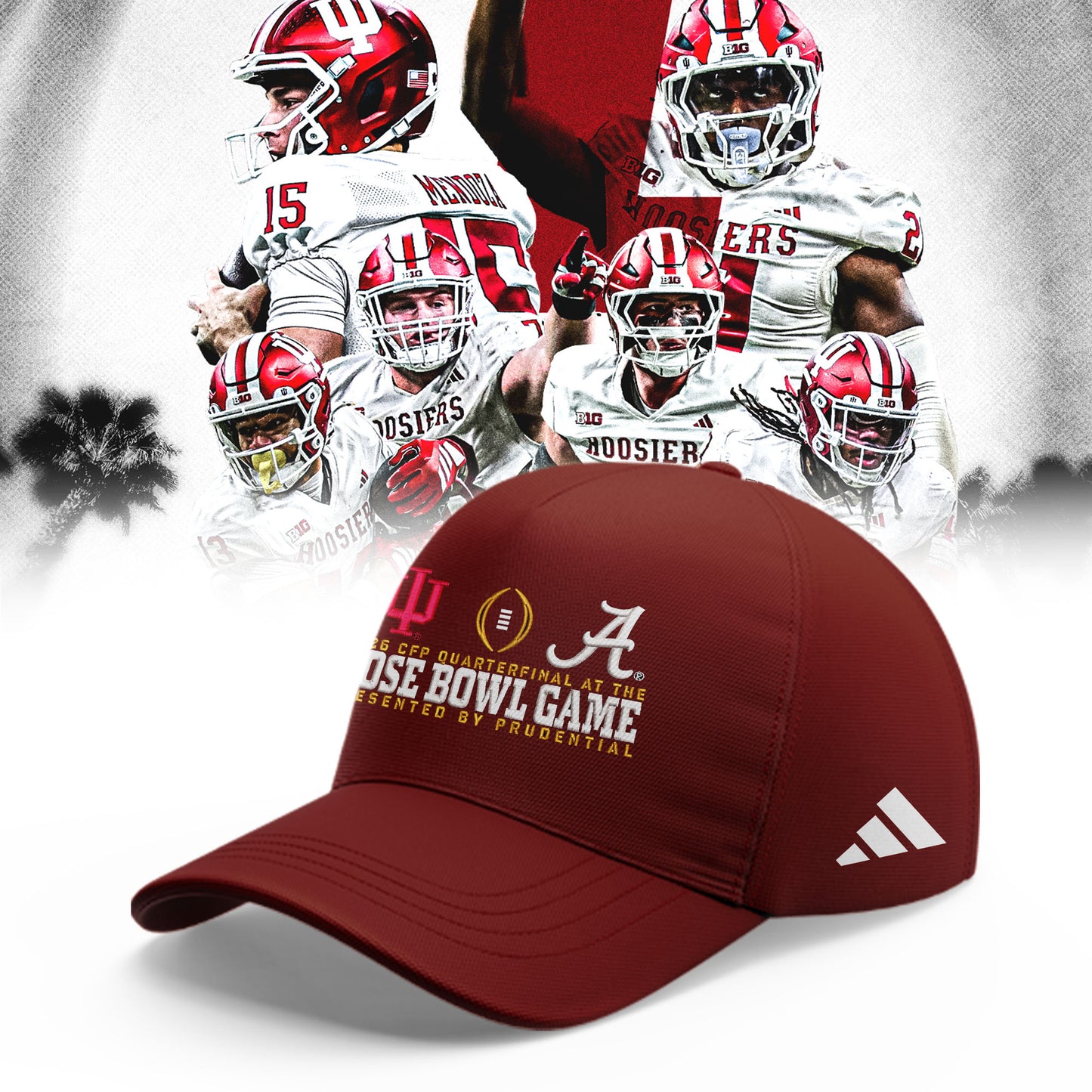 _Indiana Hoosiers 2026 Rose Bowl Limited New Hoodie