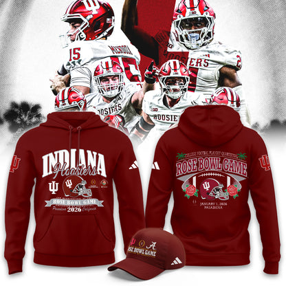 _Indiana Hoosiers 2026 Rose Bowl Limited Hoodie