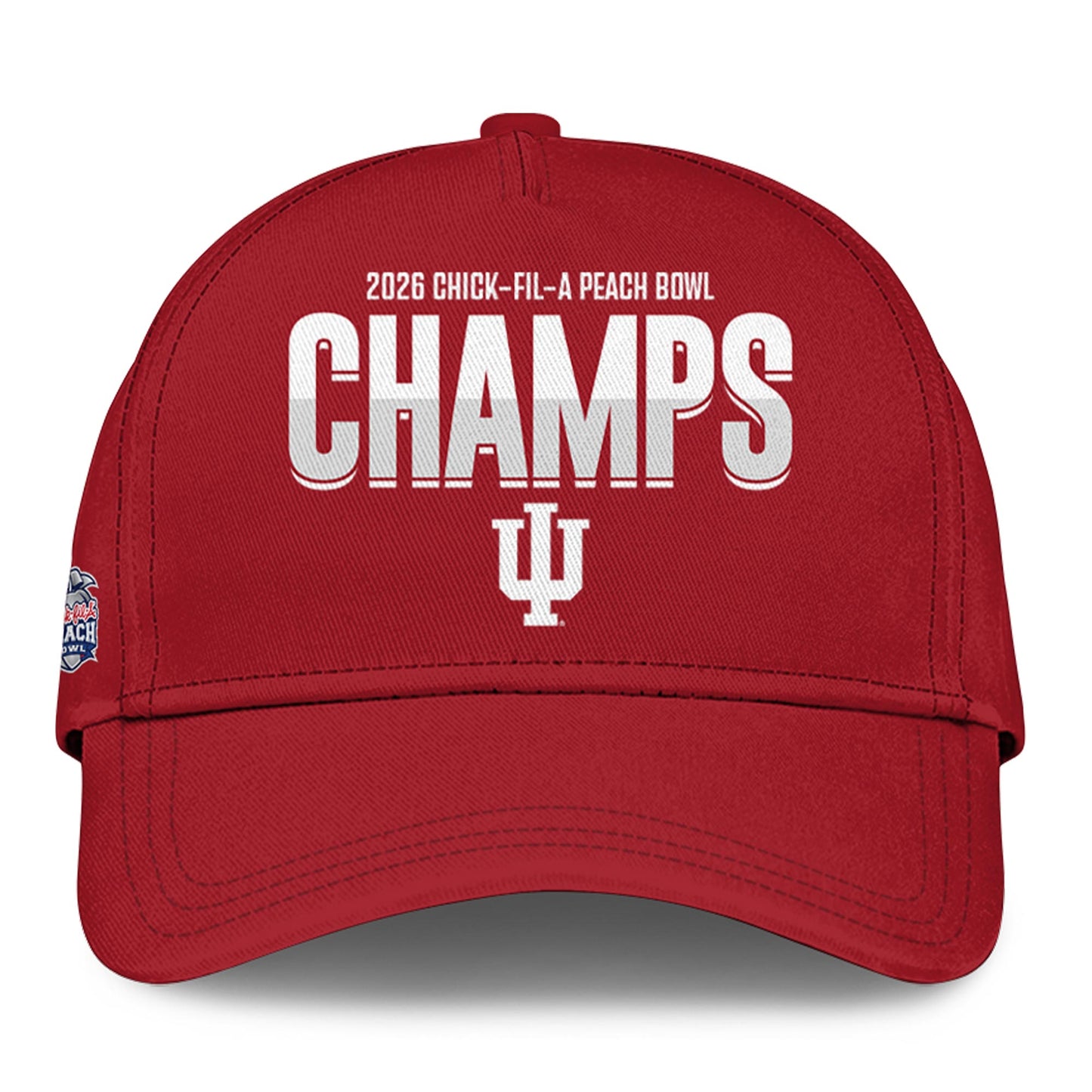 Indiana Hoosiers 2026 Peach Bowl Champions Sweatshirt – Cardinal