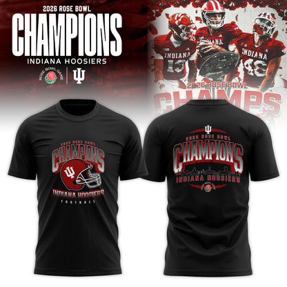 Indiana Hoosiers 2026 Rose Bowl Champions T-shirt