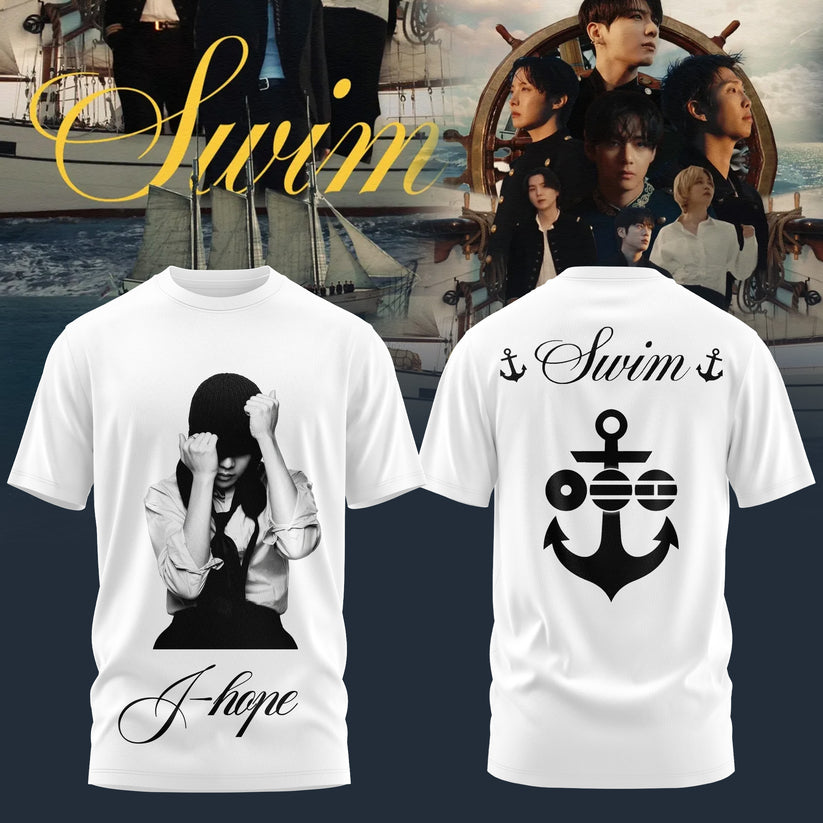 BTS – Swim Arirang Album Mixed Mesh Shirt - J-Hope