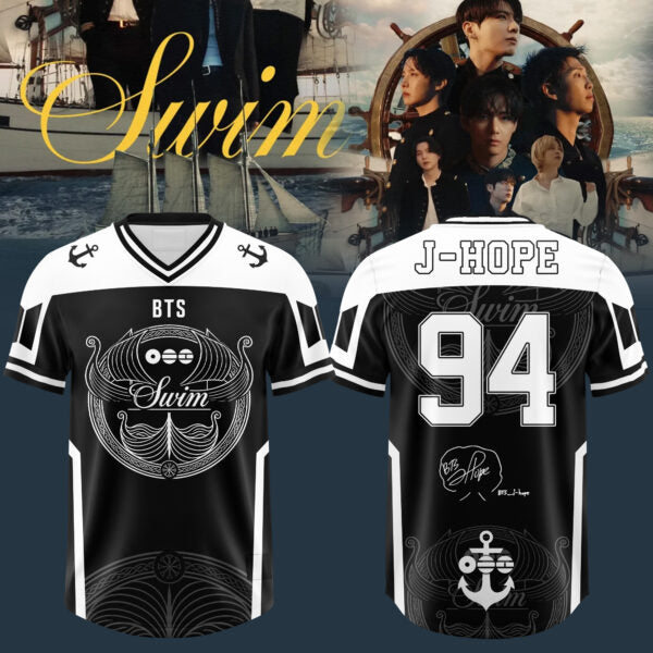 BTS – Swim Arirang Album Mixed Mesh Jersey