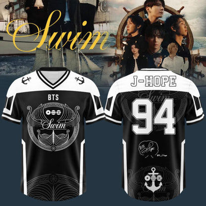 BTS – Swim Arirang Album Mixed Mesh Jersey