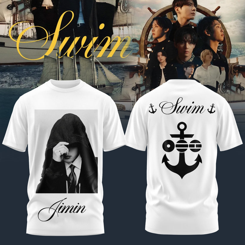 BTS – Swim Arirang Album Mixed Mesh Shirt - Jimin