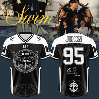 BTS – Swim Arirang Album Mixed Mesh Jersey