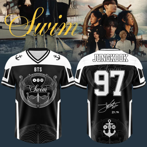 BTS – Swim Arirang Album Mixed Mesh Jersey
