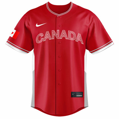 Canada Baseball 2026 Limited Edition Red Jersey
