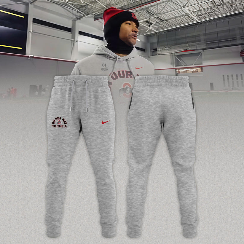 Ohio State Buckeyes “ON OUR WAY TO THE A” Limited Edition Combo T-Shirt