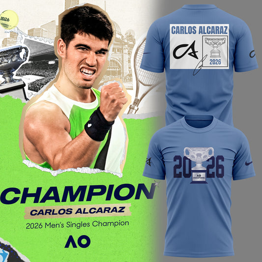 Limited Edition 2026 Australina Open Champions T-Shirt-KC02022652