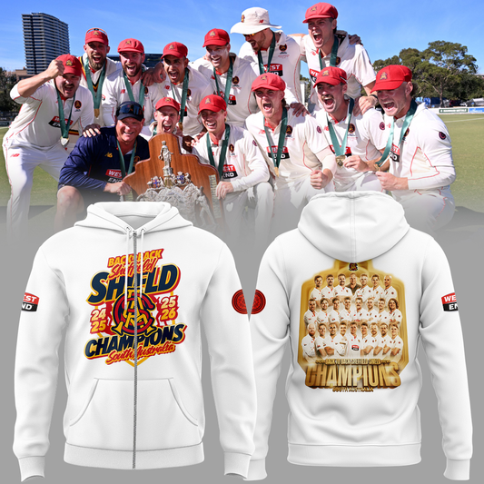 Limited Edition 2026 Sheffield Shield Champions 🏏🏆 ZipHoodie