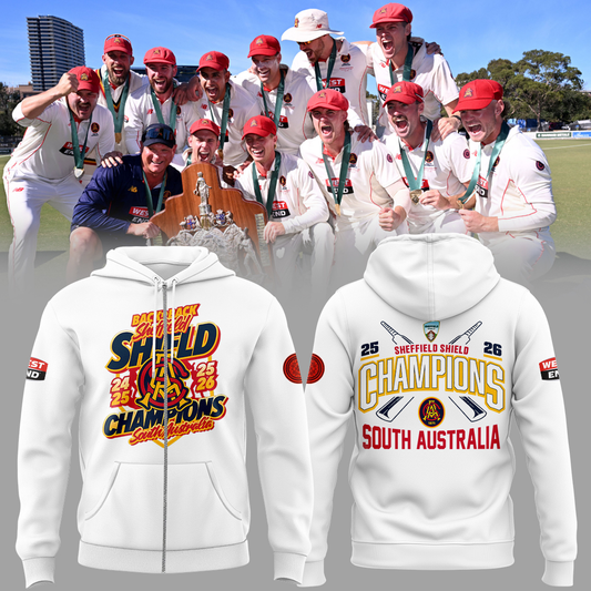 Limited Edition 2026 Sheffield Shield Champions 🏏🏆 ZipHoodie