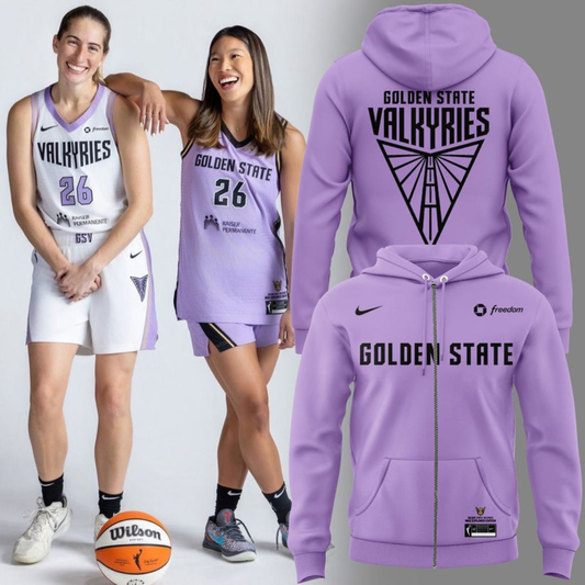 2026 Golden State Valkyries Violet and Heroine Edition ZipHoodie