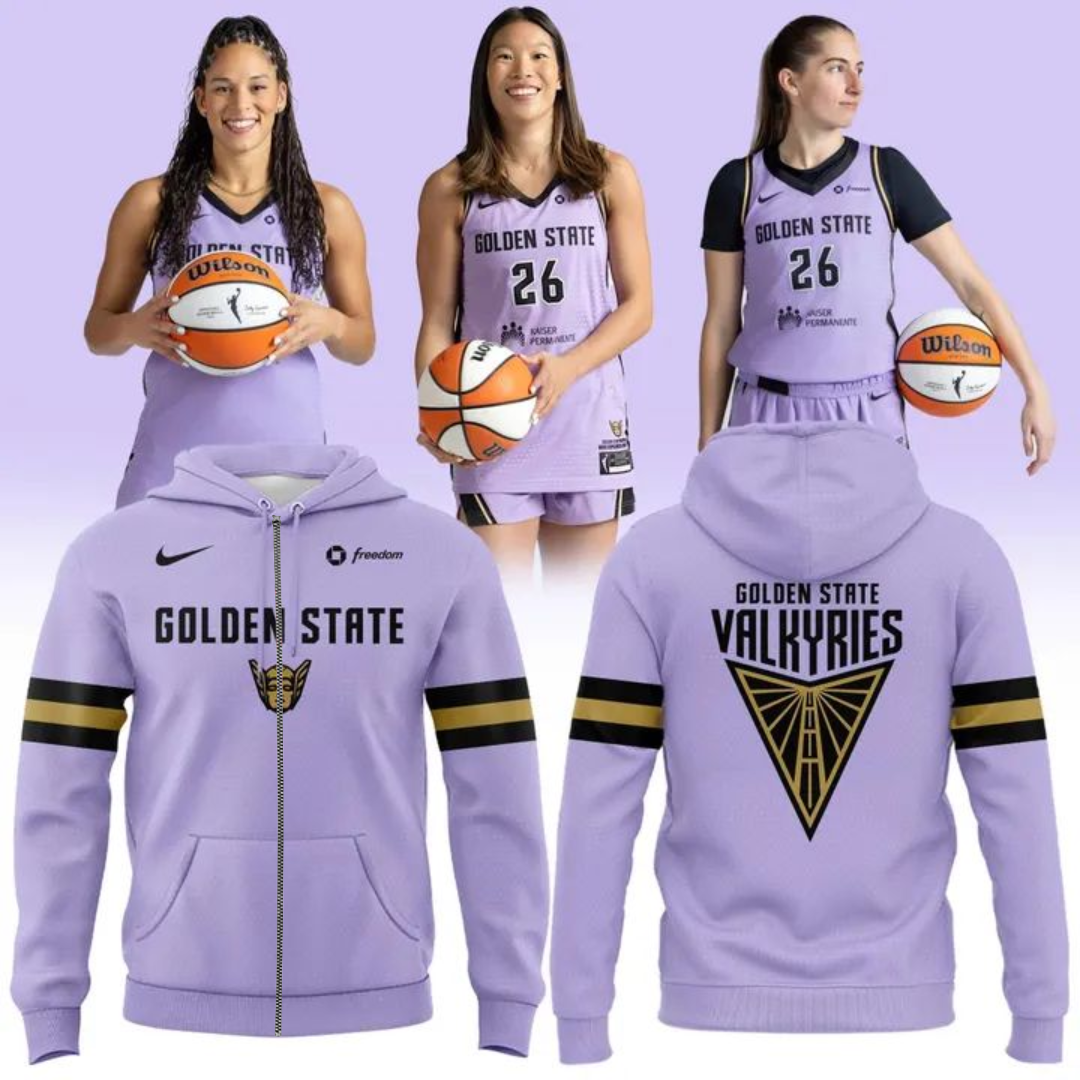 2026 Golden State Valkyries Violet and Heroine Edition ZipHoodie