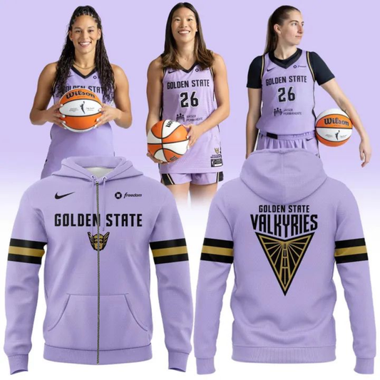2026 Golden State Valkyries Violet and Heroine Edition ZipHoodie