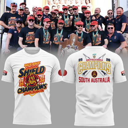 Limited Edition 2026 Sheffield Shield Champions 🏏🏆 Shirt-KC03312618